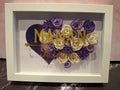 Cadre fleuri MAMAN JE T'AIME 13x18 cm